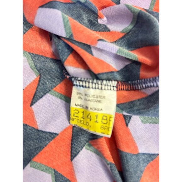 Tracy Negoshian Geometric Print Dress  3/4 Sleeve Stretch Dress Size XS - Picture 5 of 5